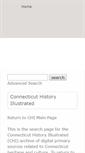 Mobile Screenshot of connecticuthistoryillustrated.org